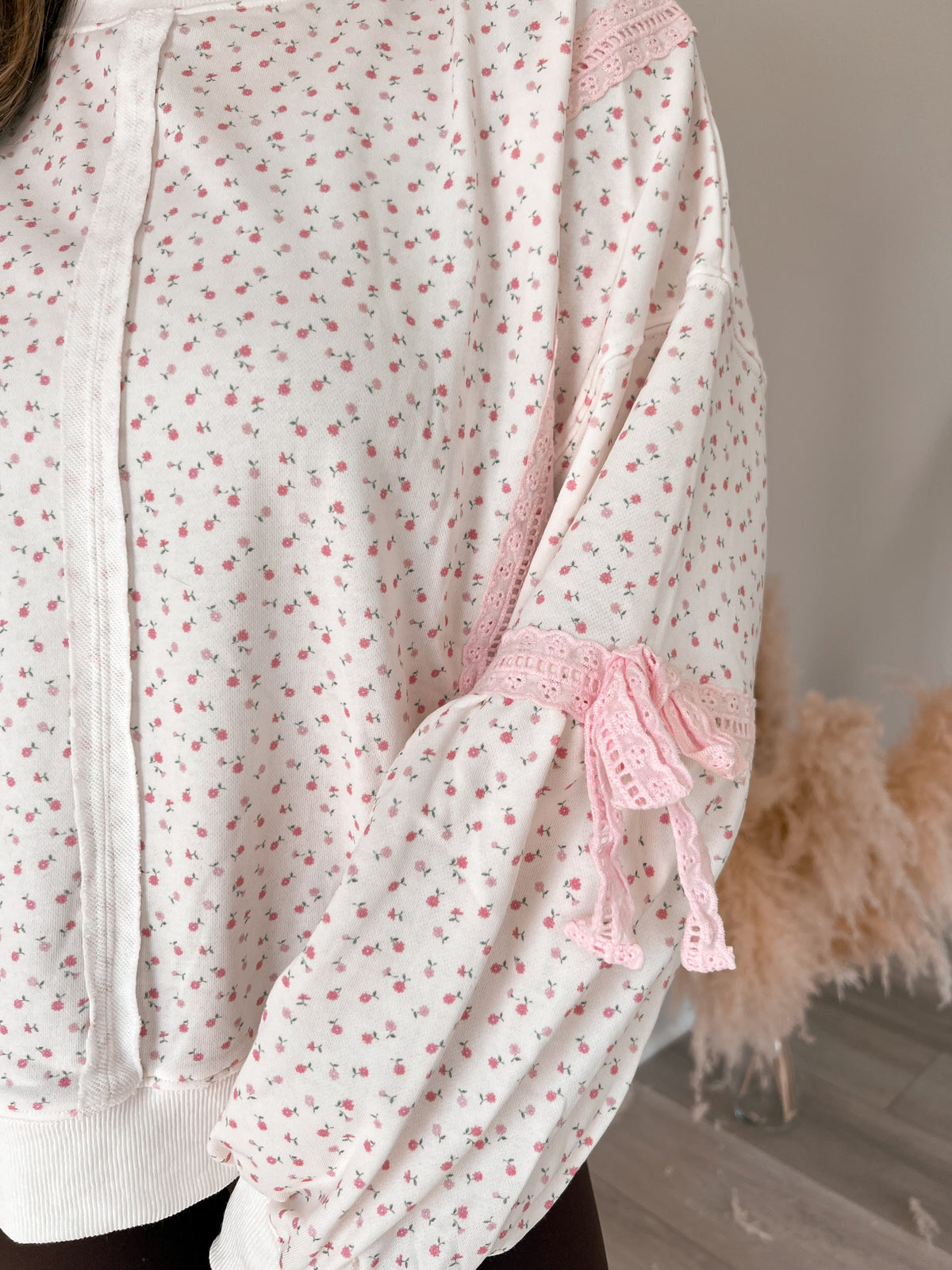 Flower Child Eyelet Pullover
