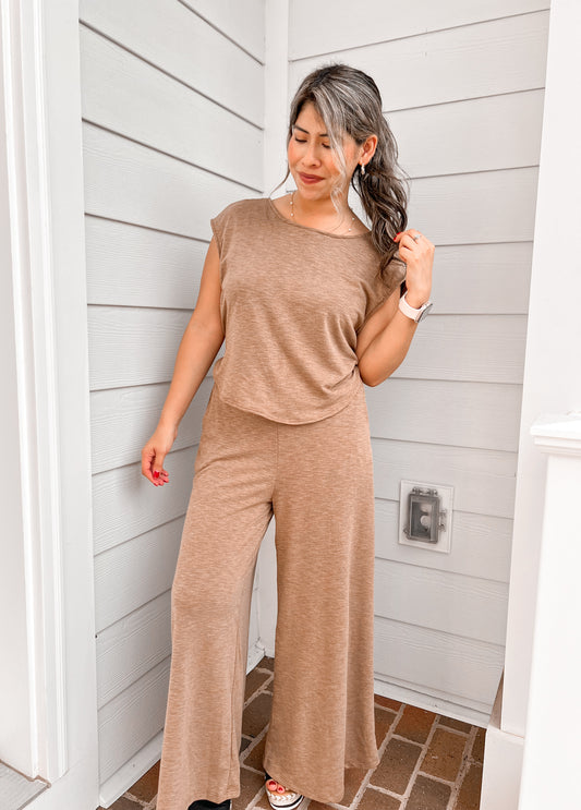 Mocha Jumpsuit