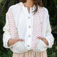 Fall Breeze Jacket - Cream Floral