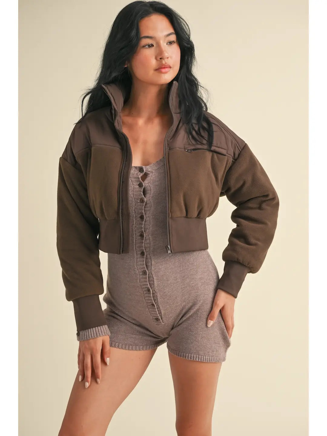 Chocolate Fleece Jacket