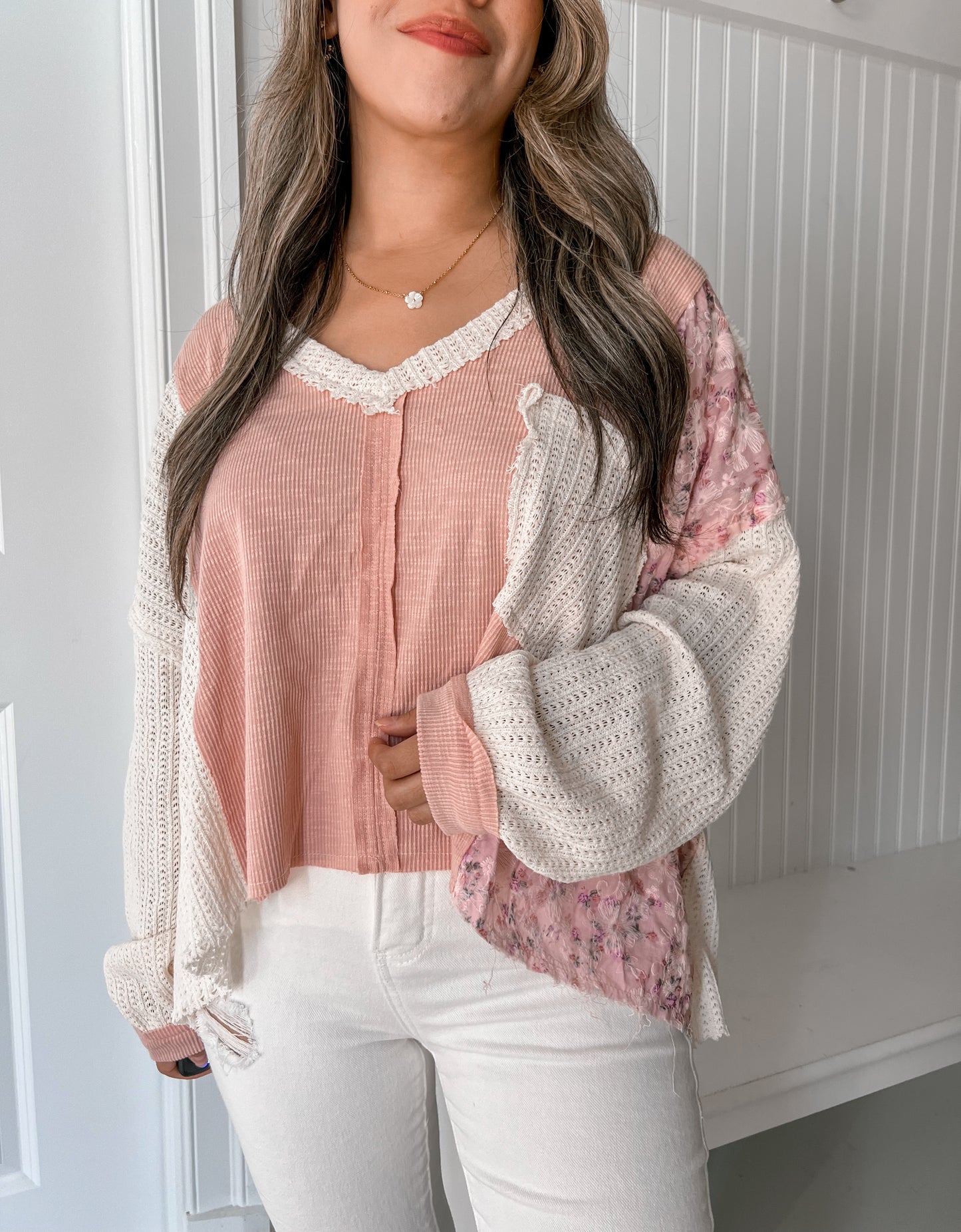 Delilah Long Sleeve - Pink