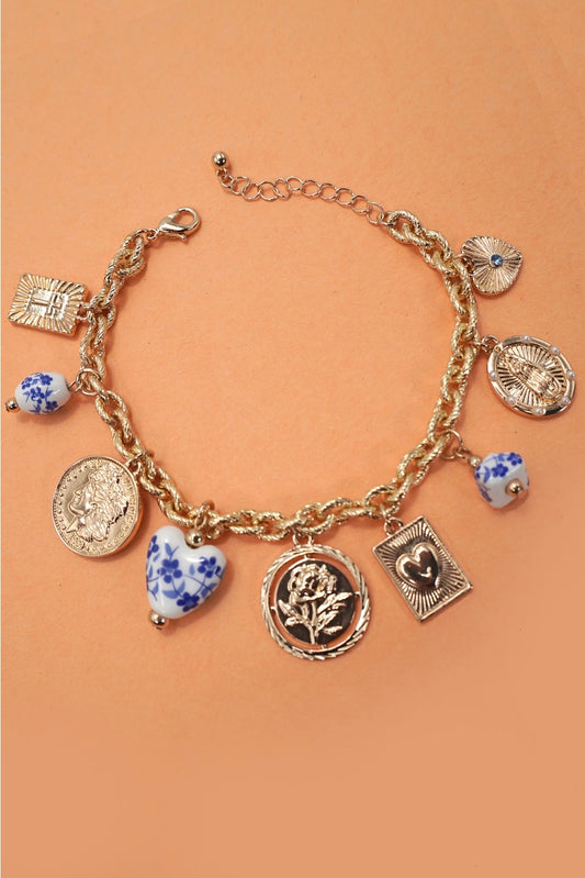 Santorini Charm Bracelet