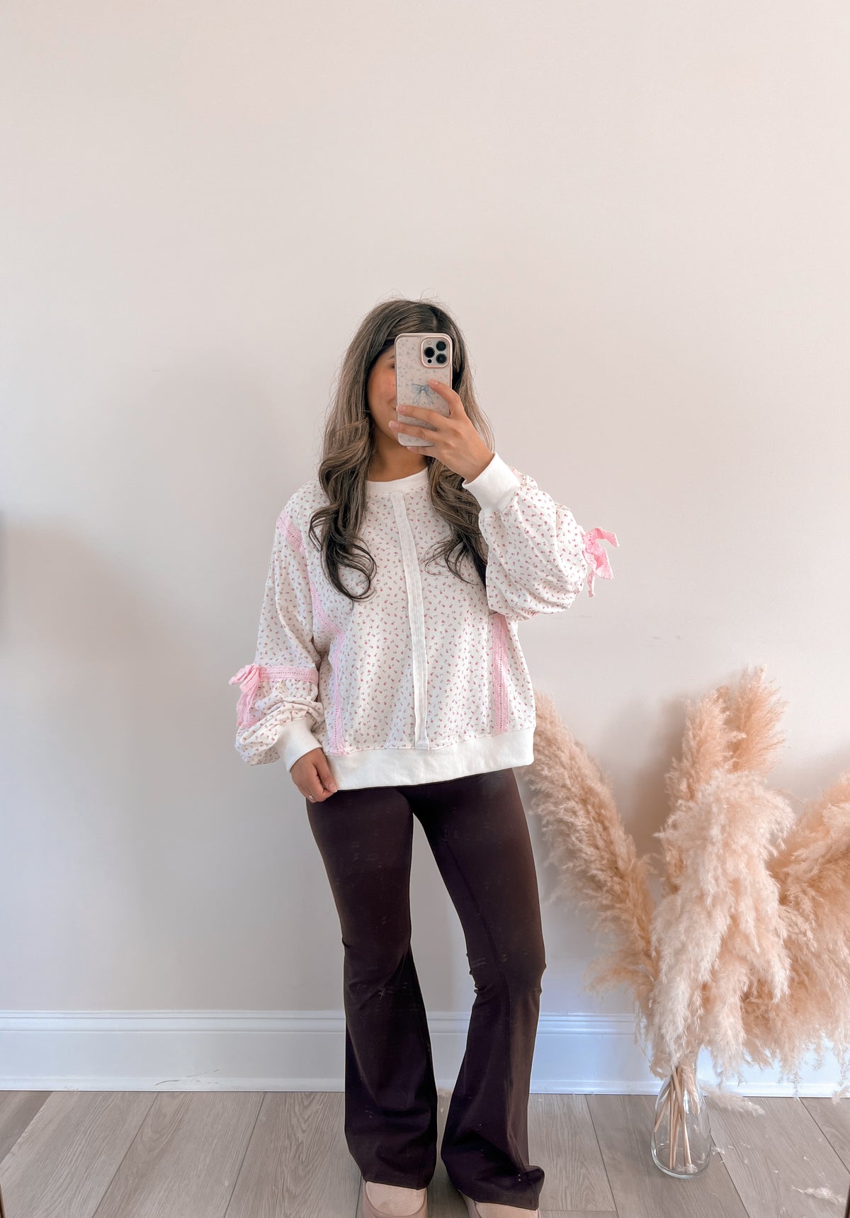Flower Child Eyelet Pullover