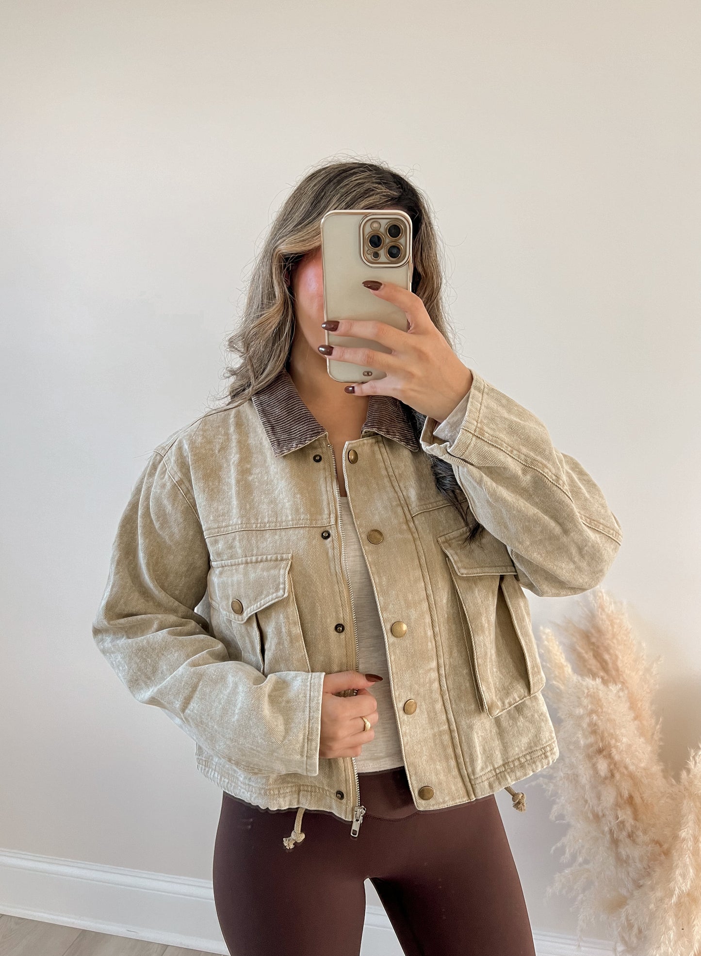 Corduroy Jacket - Khaki