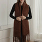 Cozy Scarf (Brown & Burgundy)