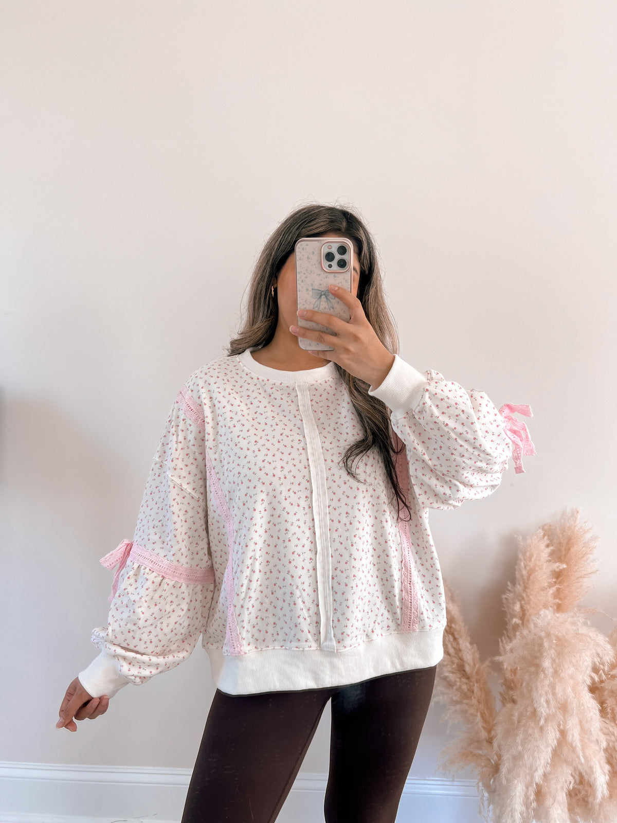 Flower Child Eyelet Pullover