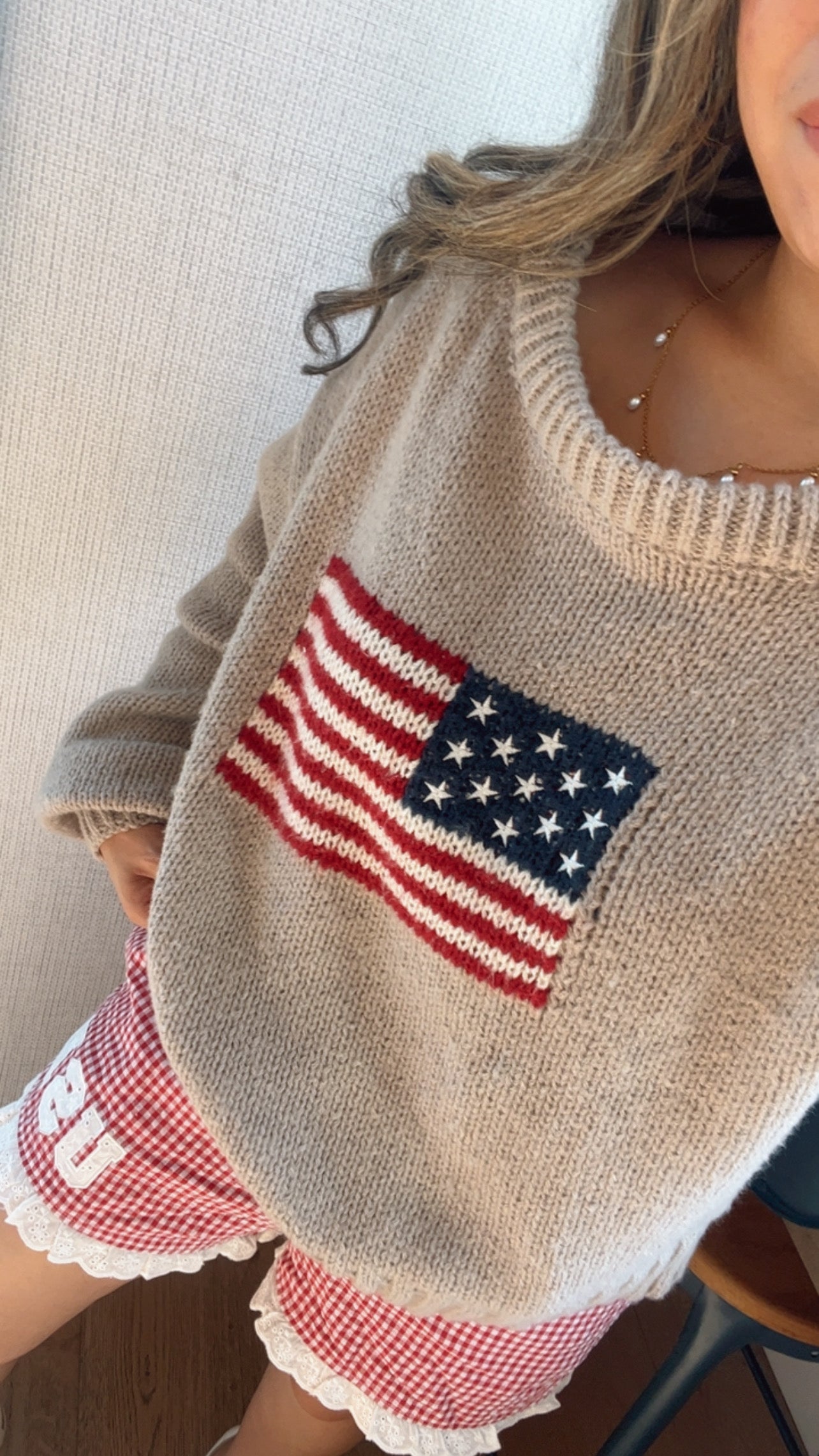 Americana Oversized Sweater