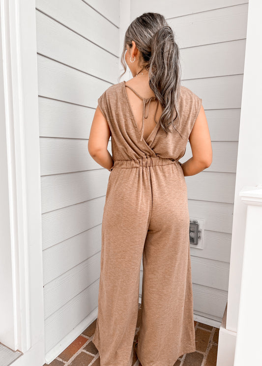 Mocha Jumpsuit