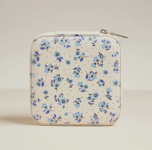 Floral Travel Jewelry Box