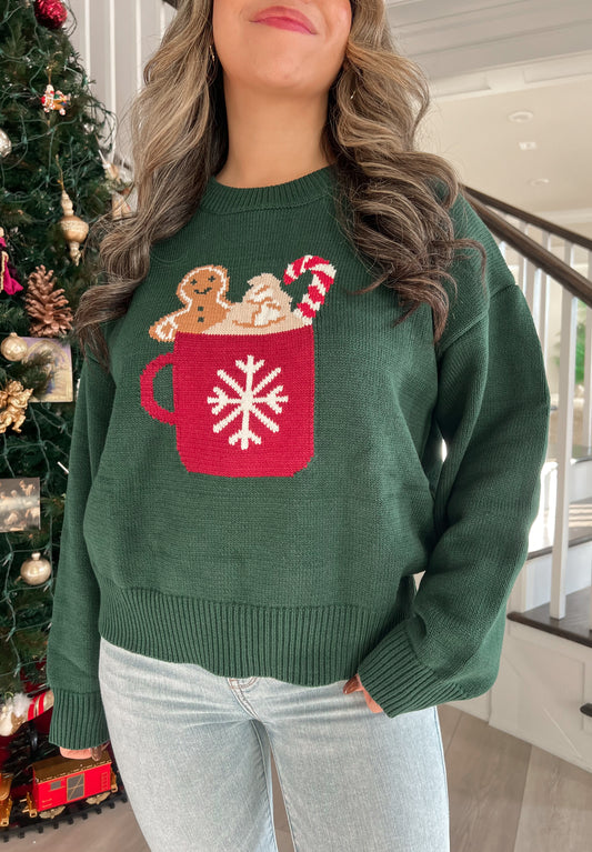 Hot Cocoa Oversized Sweater