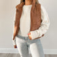 Chocolate Corduroy Vest