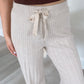Cozy Wide Leg Pants - Beige