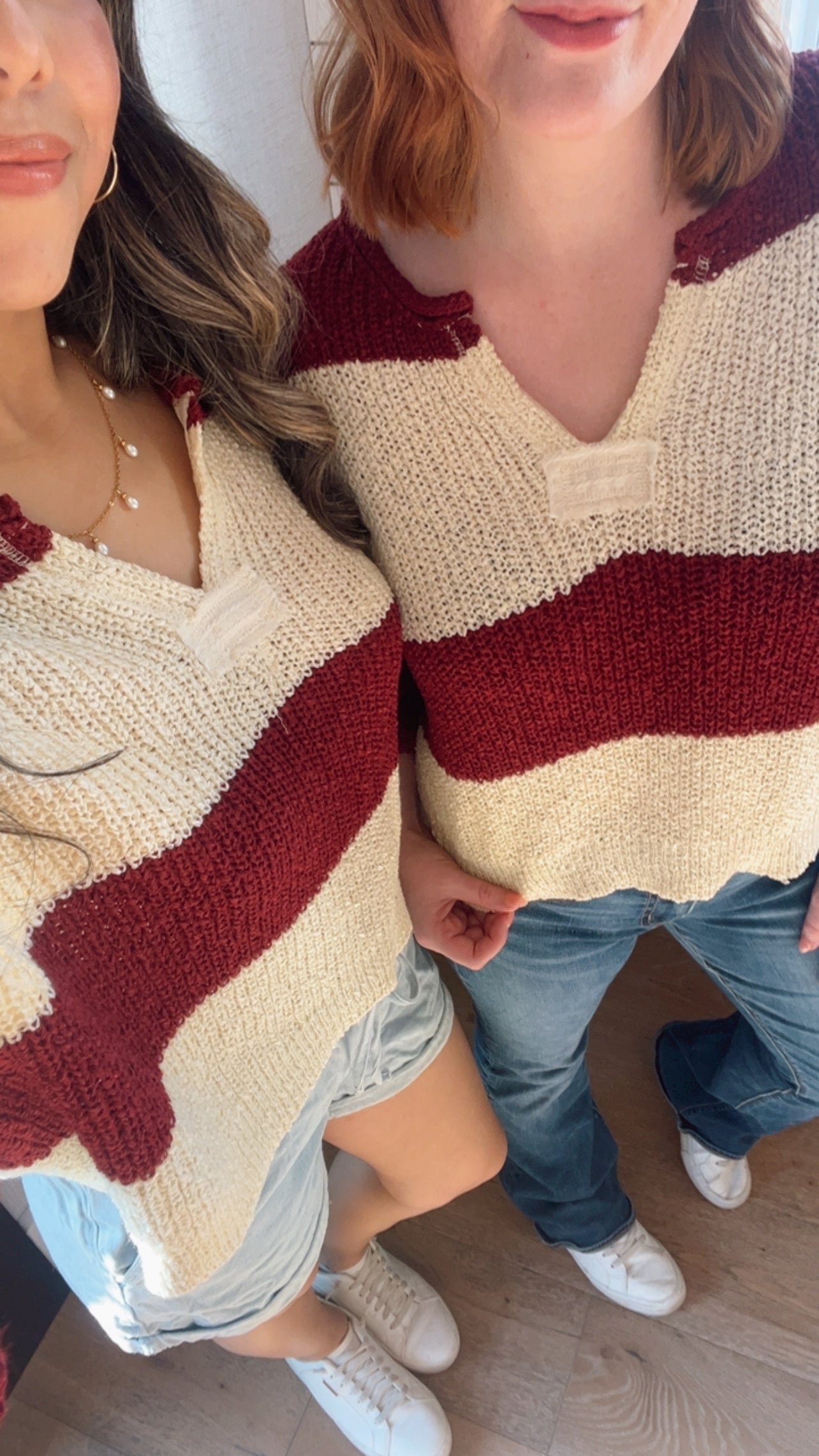 Cabernet Striped Top