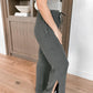 Charcoal Gauze Pants