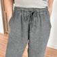 Charcoal Gauze Pants