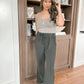 Charcoal Gauze Pants