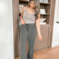 Charcoal Gauze Pants