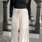 Cloud Wide Leg Pants - Sand Beige (Can Size Down)