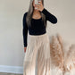 Cloud Wide Leg Pants - Sand Beige (Can Size Down)