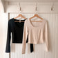 Butter Scoop Neck Long Sleeve (2 Colors)