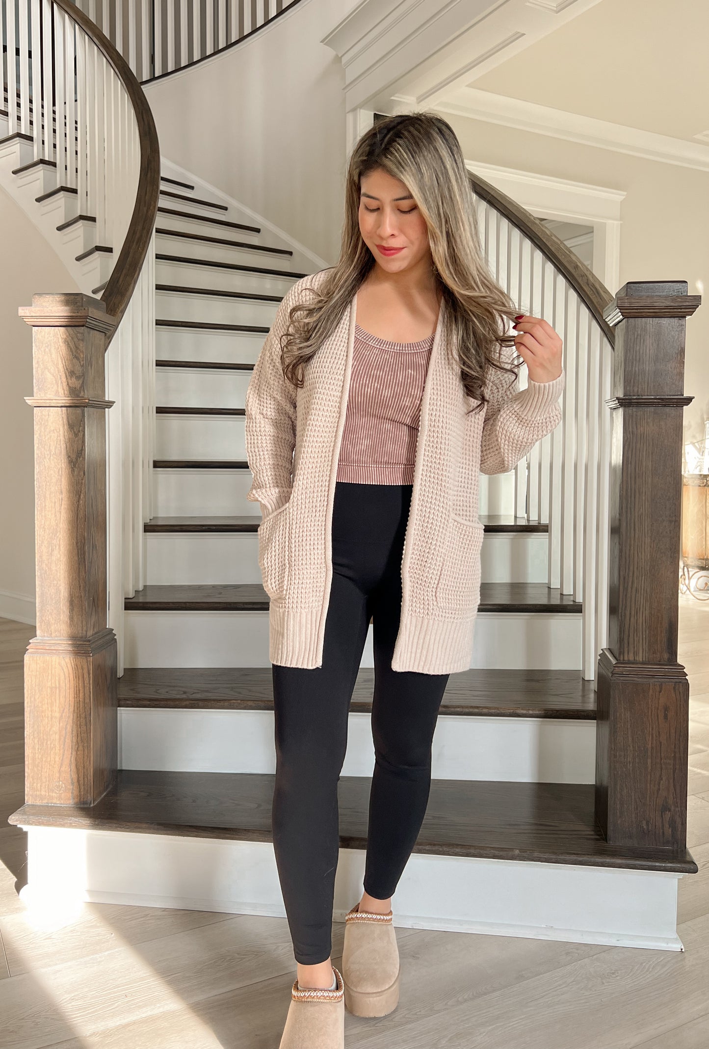 Sand Beige Cardigan