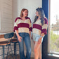 Cabernet Striped Top