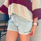 Cabernet Striped Top