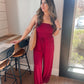 Buttery Soft Jumpsuit - Cabernet