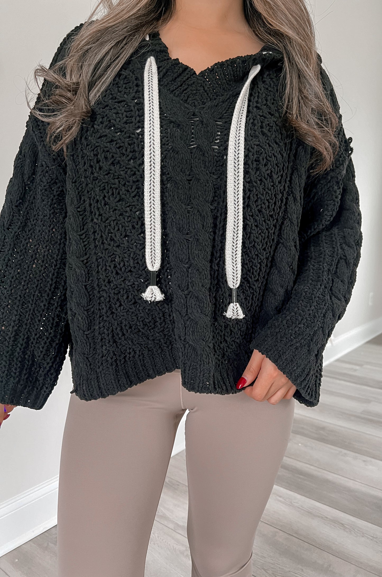 Chenille Oversized Hoodie