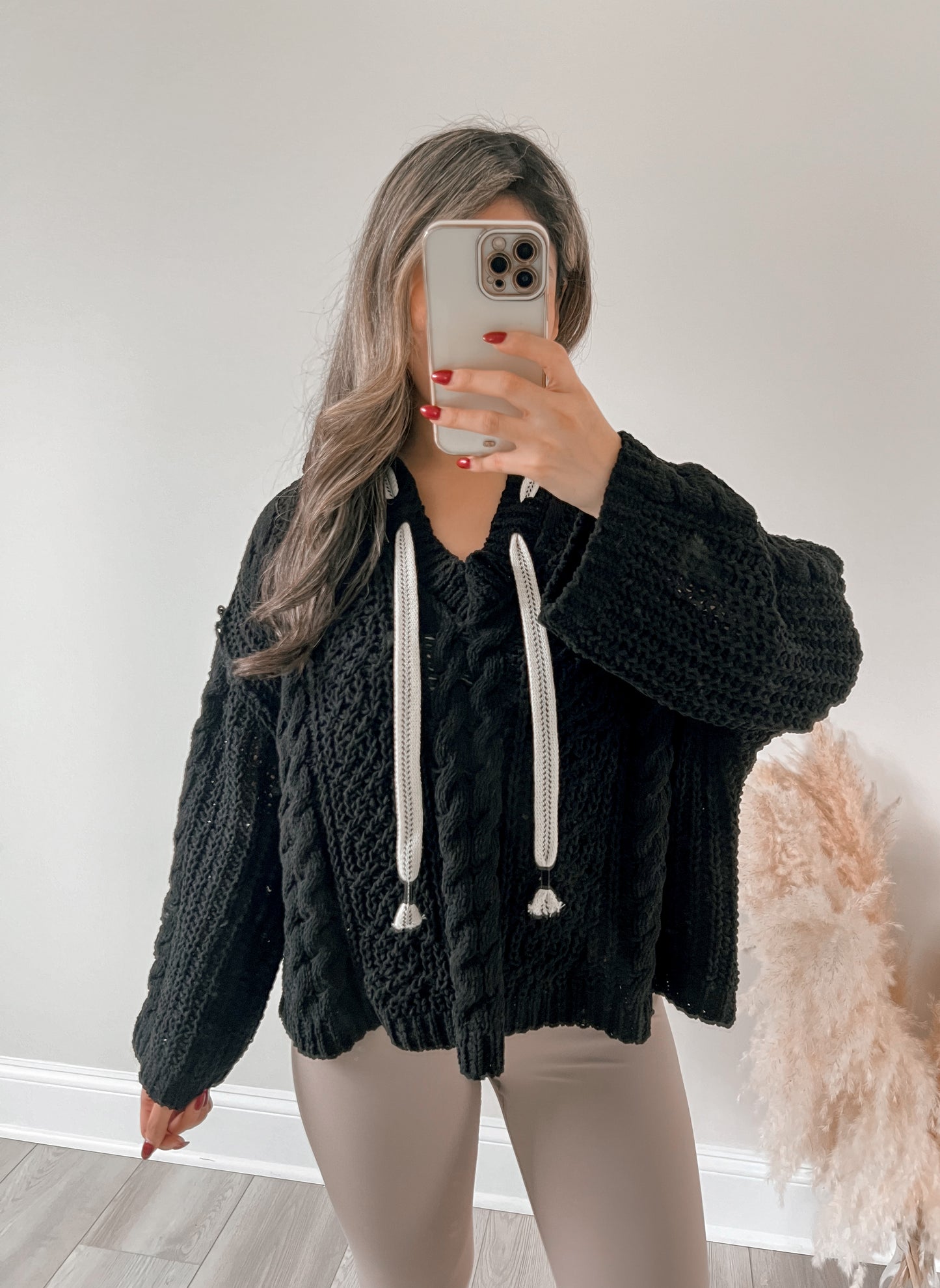 Chenille Oversized Hoodie