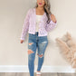 Lavender Fields Crochet Cardigan