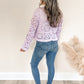 Lavender Fields Crochet Cardigan