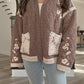 Vintage Florals Quilted Jacket