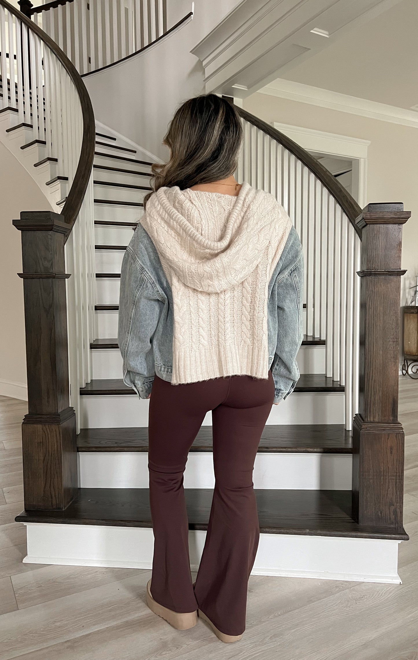 Cozy Sweater Denim Jacket