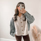 Cozy Sweater Denim Jacket