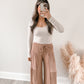 Cloud Wide Leg Pants - Milk Chocolate