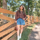 Falling For You Denim Shorts