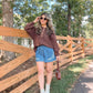 Falling For You Denim Shorts