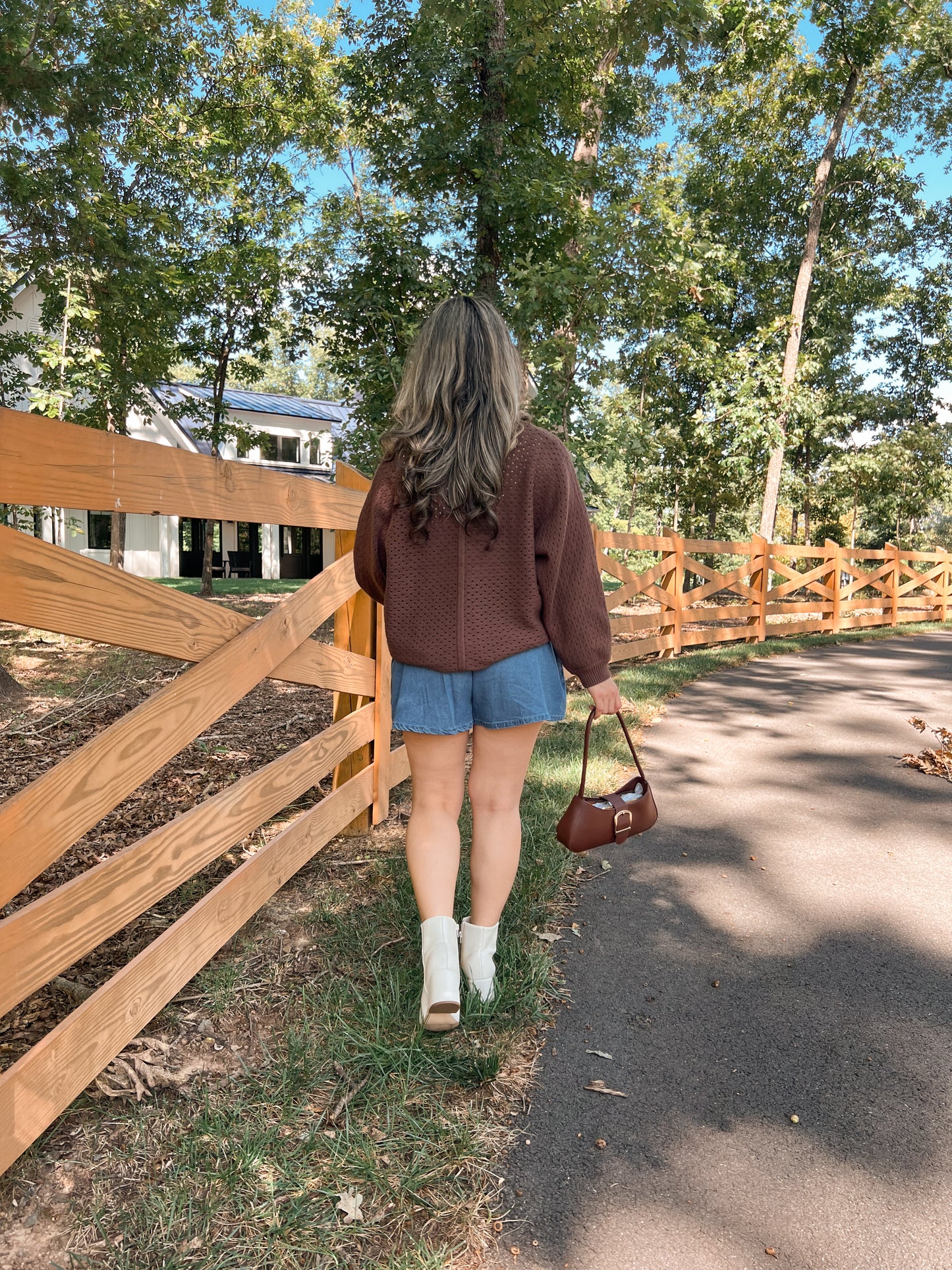 Falling For You Denim Shorts