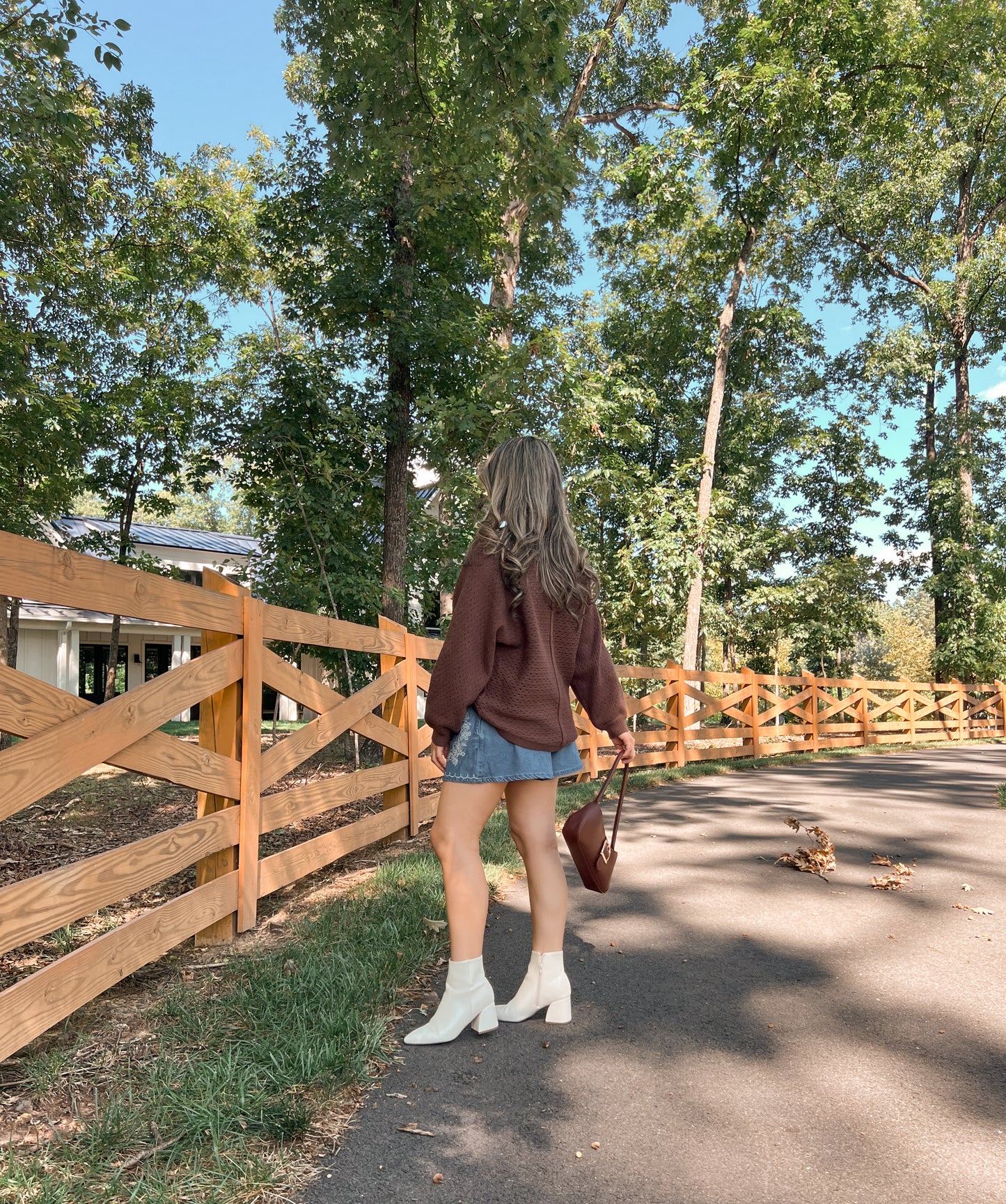 Falling For You Denim Shorts