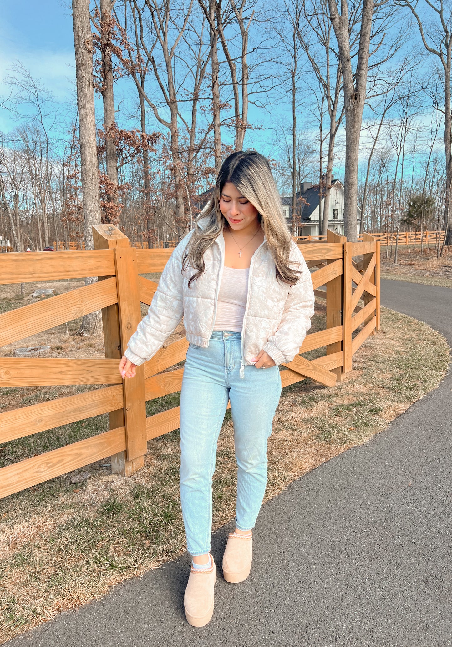 Mary Camo Puffer Jacket