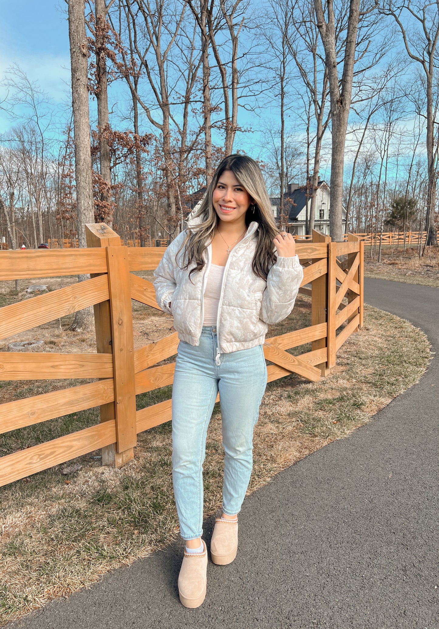 Mary Camo Puffer Jacket