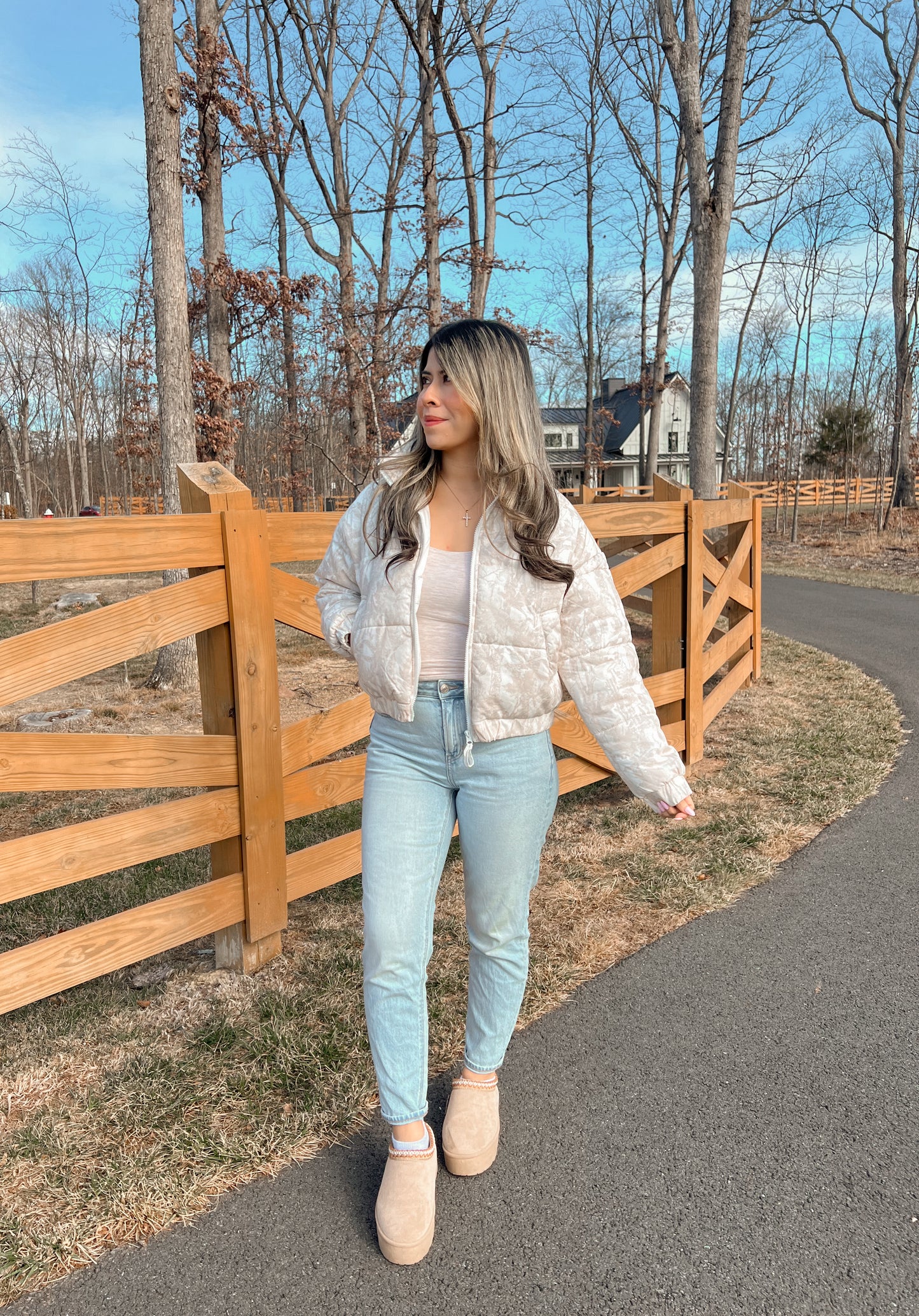 Mary Camo Puffer Jacket