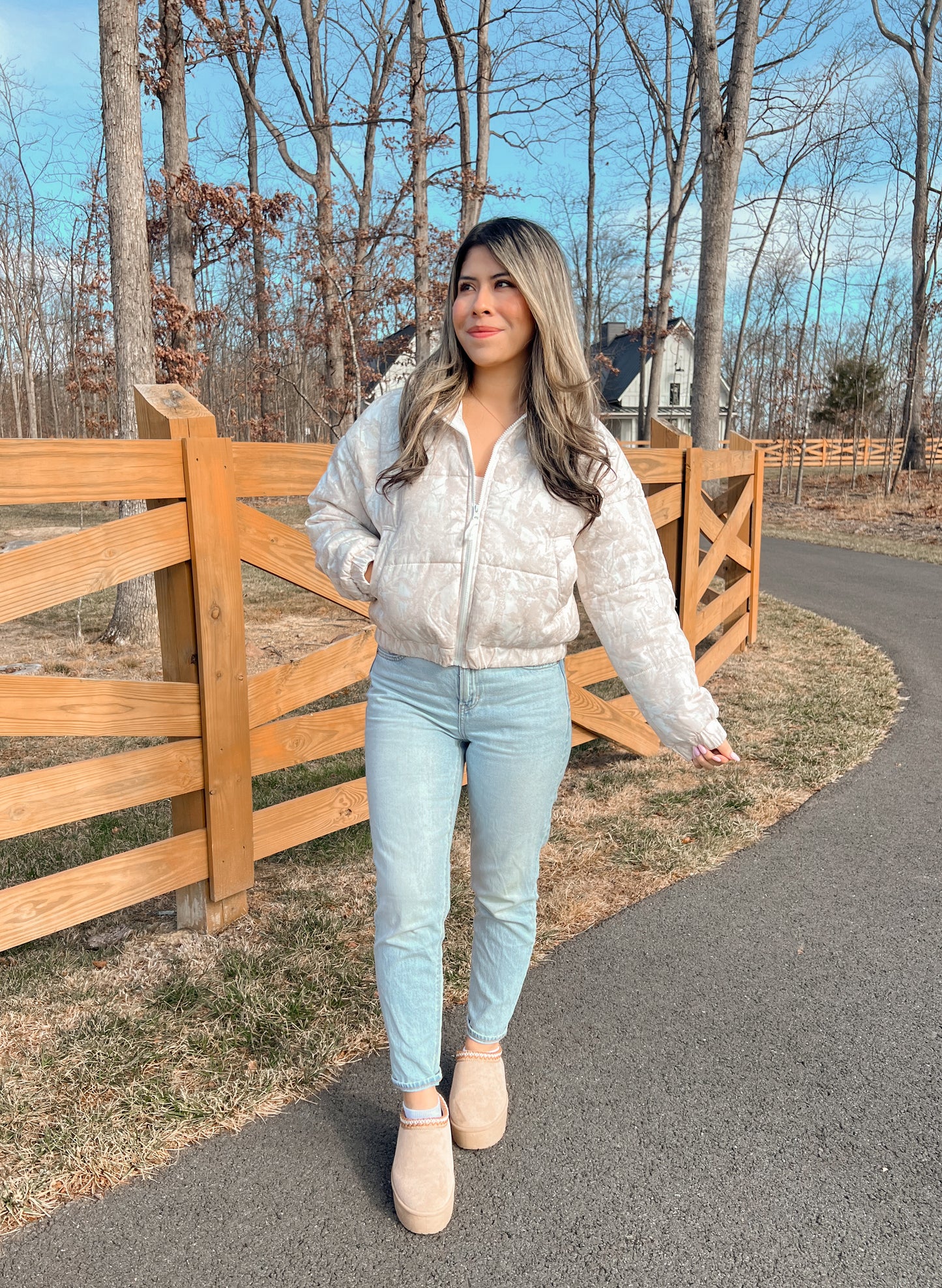 Mary Camo Puffer Jacket