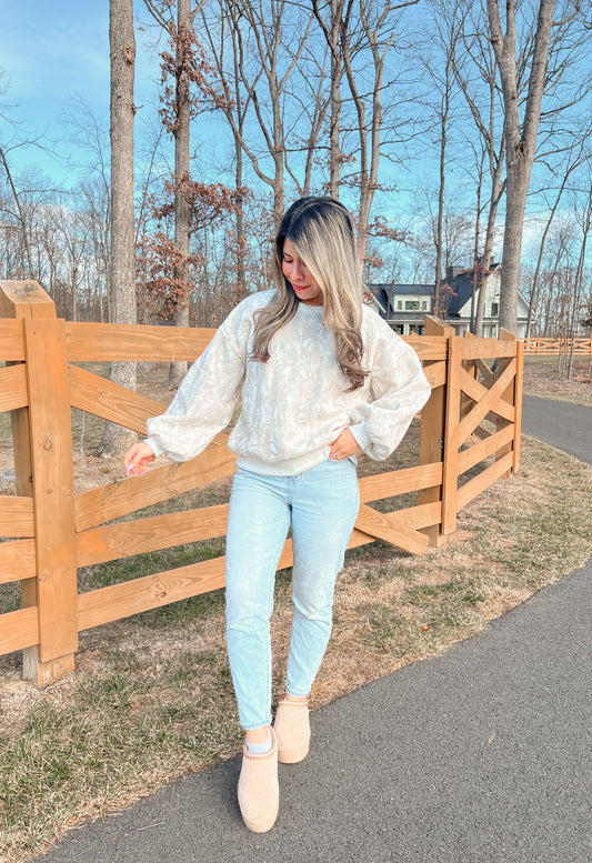 Cute in Camo Fleece Pullover