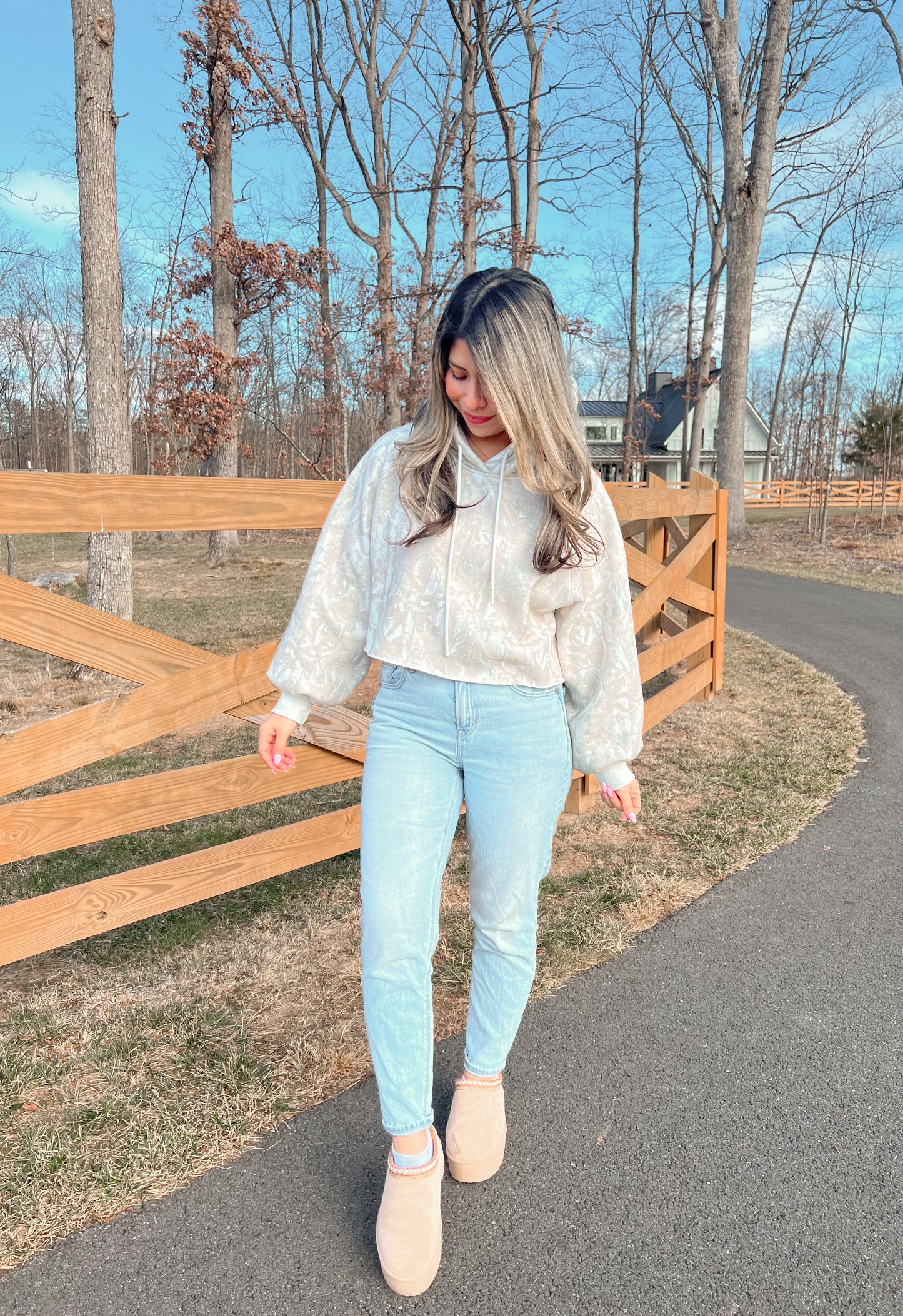 Annie Camo Fleece Hoodie