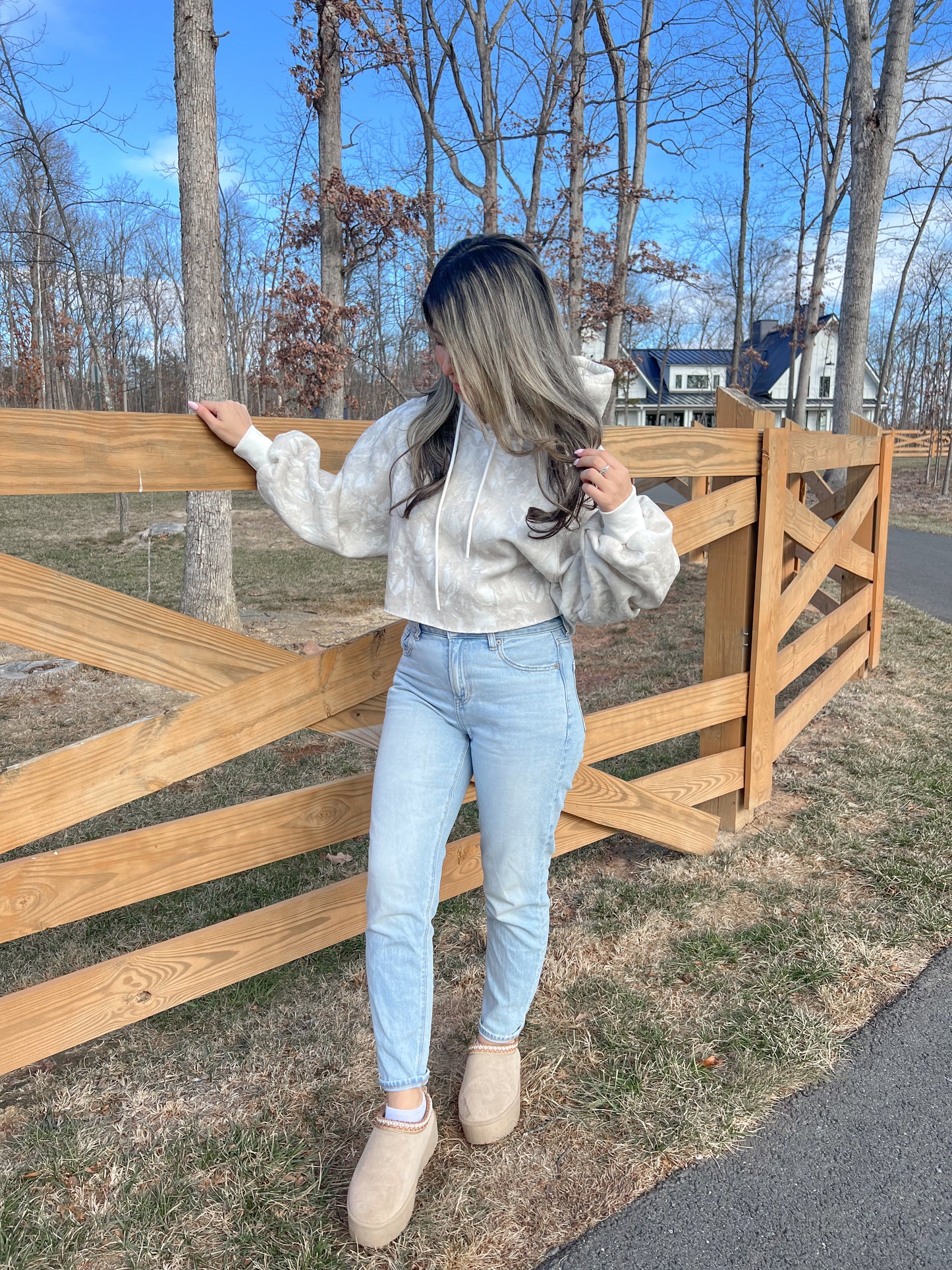 Annie Camo Fleece Hoodie