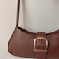 Faux Leather Shoulder Bag