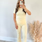 Butter Yellow Two Piece Set