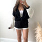 Black Eyelet Shorts